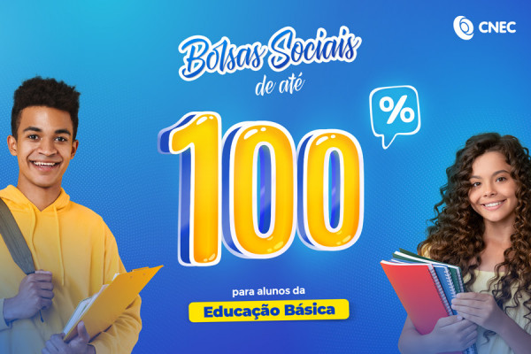 Bolsas Sociais até 100% de desconto - Centro Educacional Cenecista Alcindo de Camargo