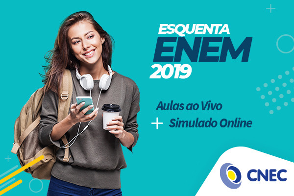 CNEC disponibiliza simulados e aulões gratuitos para o Enem, a partir desta quarta-feira