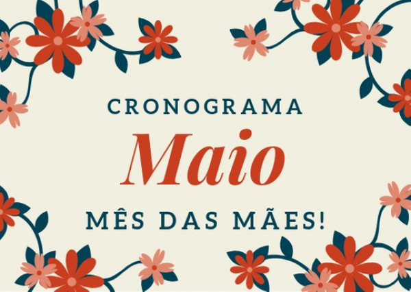Cronograma de Maio