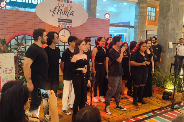 Zezão no lounge Estação da Moda