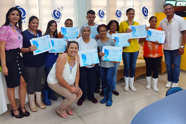 Capacitação com a Equipe de Limpeza