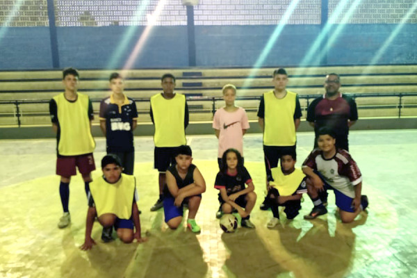 Inauguração da escolinha de Futsal