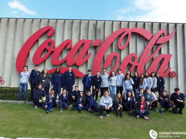 9º anos visitam fabrica da Coca - Cola em Porto Alegre